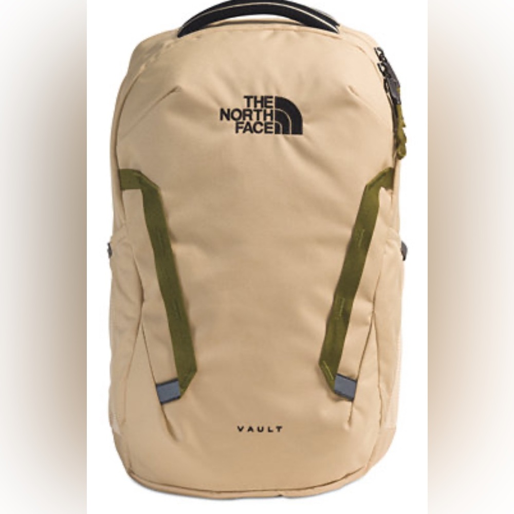 The North Face Vault Backpack in Khaki Stone color
